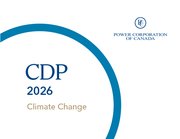 RÉPONSE AU CARBON DISCLOSURE PROJECT