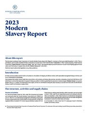 Modern Slavery Report 2023